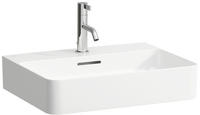 Aufsatz-Waschtisch Laufen VAL 550 x 155 x 420 mm, 1 Hahnloch, mit &Uuml;berlauf,