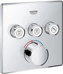 Unterputz-Mischer Grohe SmartControl mit 3 Absperrventilen, chrom - 29149000