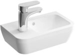 Handwaschbecken VitrA Integra, mit Hahnloch 370 x 220 mm, Hahnloch links, mit