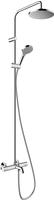 Brause-System Hansgrohe 200 1jet Vernis Blend Handbrause, Kopfbrause &Oslash; 205 mm und