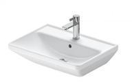 Waschtisch Duravit D-Neo, 600 x 165 x 440 mm, mit &Uuml;berlauf, 1 Hahnloch mittig, wei&szlig;
