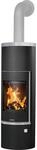 Kaminofen Justus Faro Aqua 2.0, wasserf&uuml;hrend, Speckstein / Stahl schwarz, 8,5 kW -