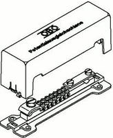 Potentialausgleichsschiene schwarz UV-best&auml;ndig - 7 x bis 25 mm&sup2;