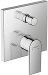 Unterputz-Wannenmischer Hansgrohe Vernis Shape, Rosette 156 x 156 mm, chrom -