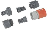 Gardena Schlauch-Regner-Anschlussset, Anschlussarmaturen f&uuml;r Schlauchanfang - und