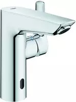 Waschtischmischer Grohe Eurosmart M-Size, Ausladung 122 mm 2-in-1 Hybrid, chrom -