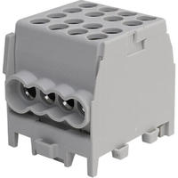Hauptleitungs-Abzweigklemme - grau, 2x Eingang 25 mm&sup2; 6x Ausgang 16 mm&sup2;, 1-polig