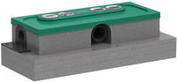 Hansgrohe uBox universal Grundk&ouml;rper f&uuml;r Duschrinne, f&uuml;r Standardinstallation -