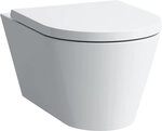 Combi-Pack Laufen Kartell Wand-Tiefsp&uuml;l-WC mit LCC, wei&szlig;, sp&uuml;lrandlos & WC-Sitz