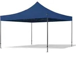 TOOLPORT 4x4m Stahl Faltpavillon, ohne Seitenteile, blau - (600090)