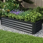 PRIMEYARD Eco 150 x 60 x 35 cm Hochbeet, Stahl, anthrazit - (GFPV00810)