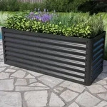 PRIMEYARD Eco 150 x 60 x 60 cm Hochbeet, Stahl, anthrazit - (GFPV00809)