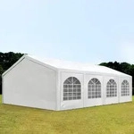 TOOLPORT FLEX 5x8m Partyzelt, PE-Plane, wei&szlig; - (91115)