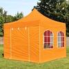 3x3m Aluminium Faltpavillon, inkl. 4 Seitenteile, orange - (600140)