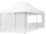 TOOLPORT 3x6m Aluminium Faltpavillon, inkl. 2 Seitenteile, wei&szlig; - (59033)