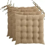 wometo 4-Er, Beige, Textil, 40x4x40 cm, Oeko-Tex&reg;, Wohntextilien, Kissen,...