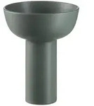 Blomus Vase Miyabi, Olivgr&uuml;n, Keramik, rund, 21.0 cm, zum Stellen, auch f&uuml;r...
