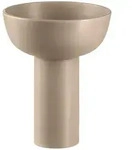 Blomus Vase Miyabi, Cappuccino, Keramik, rund, 21.0 cm, zum Stellen, auch f&uuml;r