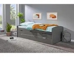 Mid.you Ausziehbett Interlink Lena 20902850, Grau, Holz, Kiefer, massiv, H&ouml;he...