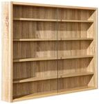 Mid.you H&auml;ngevitrine, Sonoma Eiche, Holzwerkstoff, 4 F&auml;cher, 80x60x9.5 cm,