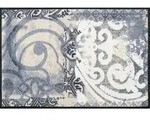 wash+dry Fussmatte Arabesque, Hellgrau, Beige, Textil, Graphik, rechteckig, 50x75 cm,