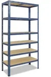 shelfplaza Schwerlastregal, Blau, Metall, Rechteckig, 60x230x50 cm, Freizeit,