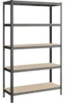 Schwerlastregal, Grau, Holzwerkstoff, Metall, 120x200x60 cm, Freizeit, Heimwerken,