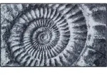Grund Badteppich Ammona, Grau, Textil, Muschel, rechteckig, 60x100 cm, Oeko-Tex&reg;