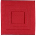 Vossen Badematten, Rot, Textil, 60x60 cm, Badtextilien, Badematten