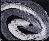 Grund Bidet-Vorleger Colani 42, Grau, Textil, Wellen, rechteckig, 50x60 cm,