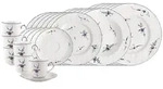 Villeroy & Boch Kombiservice, Wei&szlig;, Blau, Keramik, 30-teilig, Rund, 2x2x2 cm,...