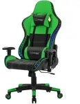 Ml-Design Gamingstuhl, Gr&uuml;n, Kunststoff, 1-Sitzer, 68x132x66 cm, Kinderzimmer &
