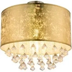 Globo Deckenleuchte, Metall, Textil, rund,rund, 46 cm, CE, Lampen & Leuchten,
