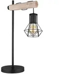 Globo Tischleuchte, Schwarz, Metall, 18x55x33 cm, h&ouml;henverstellbar,...