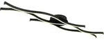 Globo Led-Deckenleuchte Geronimo, Schwarz, Wei&szlig;, Metall, Kunststoff,