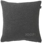 Joop! Kissenh&uuml;lle J! Touch, Anthrazit, Dunkelgrau, Textil, Uni, 40x40 cm,