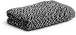 Moeve Handtuch Brooklyn, Schwarz, Textil, Fischgr&auml;t, 50x100 cm, Oeko-Tex&reg;...