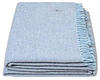 Zoeppritz Wohndecke, Hellblau, Textil, 130x190 cm, Fransen, Wohntextilien, Decken,