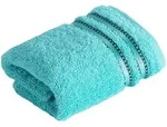 Vossen Seiftuch Cult de Luxe, Blau, Textil, Uni, 30x30 cm, ISO 9001, Fkt, Made in