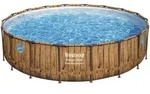 Bestway Pool, Braun, Metall, Kunststoff, 122 cm, Freizeit, Pools und...