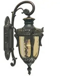 Elstead Lighting Aussenwandleuchte Philadelphia, Bronze, Glas, 24x43x17 cm,...