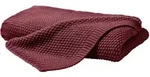 Plaid, Weinrot, Textil, 130x170 cm, Oeko-Tex&reg; Standard 100, Wohntextilien, Decken,