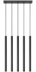 H&auml;ngeleuchte Pastelo, Schwarz, Metall, 5x90x45 cm, ISO 9001, Touch (on/off), Lampen