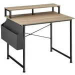 tectake Schreibtisch, Natur, Holzwerkstoff, Rechteckig, 120x90x60 cm, Arbeitszimmer,
