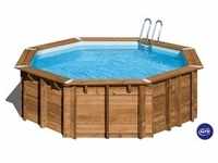 Gre Pool-Set, Kiefer, Holz, Kiefer, 428x136x428 cm, Freizeit, Pools und Wasserspaß,