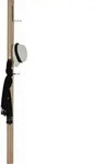 Garderobenpaneel, Eiche, Metall, Holzwerkstoff, Eiche, 8x185x4 cm,
