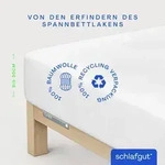 Schlafgut Matratzenauflage Baselayer Pro Molton, Wei&szlig;, Textil, 200x200 cm,