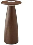 Sigor Akku-Tischleuchte Nuflair, Rost, Metall, rund,rund, 11.5x24x11.5 cm, Lampen &