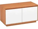 Garderobenbank, Wei&szlig;, Eiche, Holz, Eiche, teilmassiv, 86x45x40 cm, Goldenes M, Made