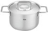 Fissler Kochtopf Pure, Silber, Metall, Made in Germany, breiter